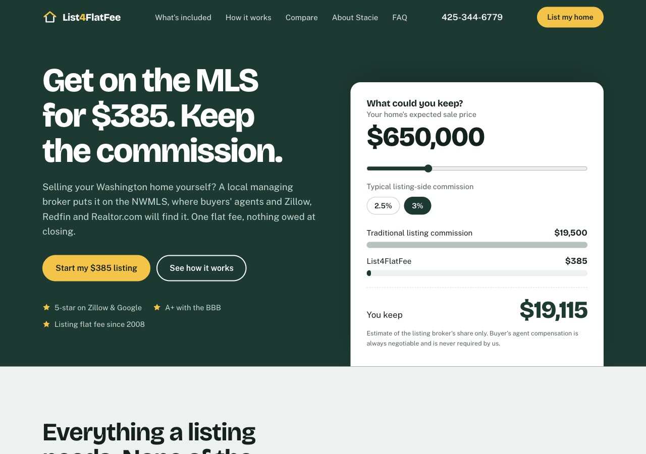 Concept A homepage preview